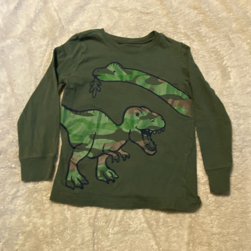 Boys Carter’s size 4T long sleeve dinosaur tee shirt